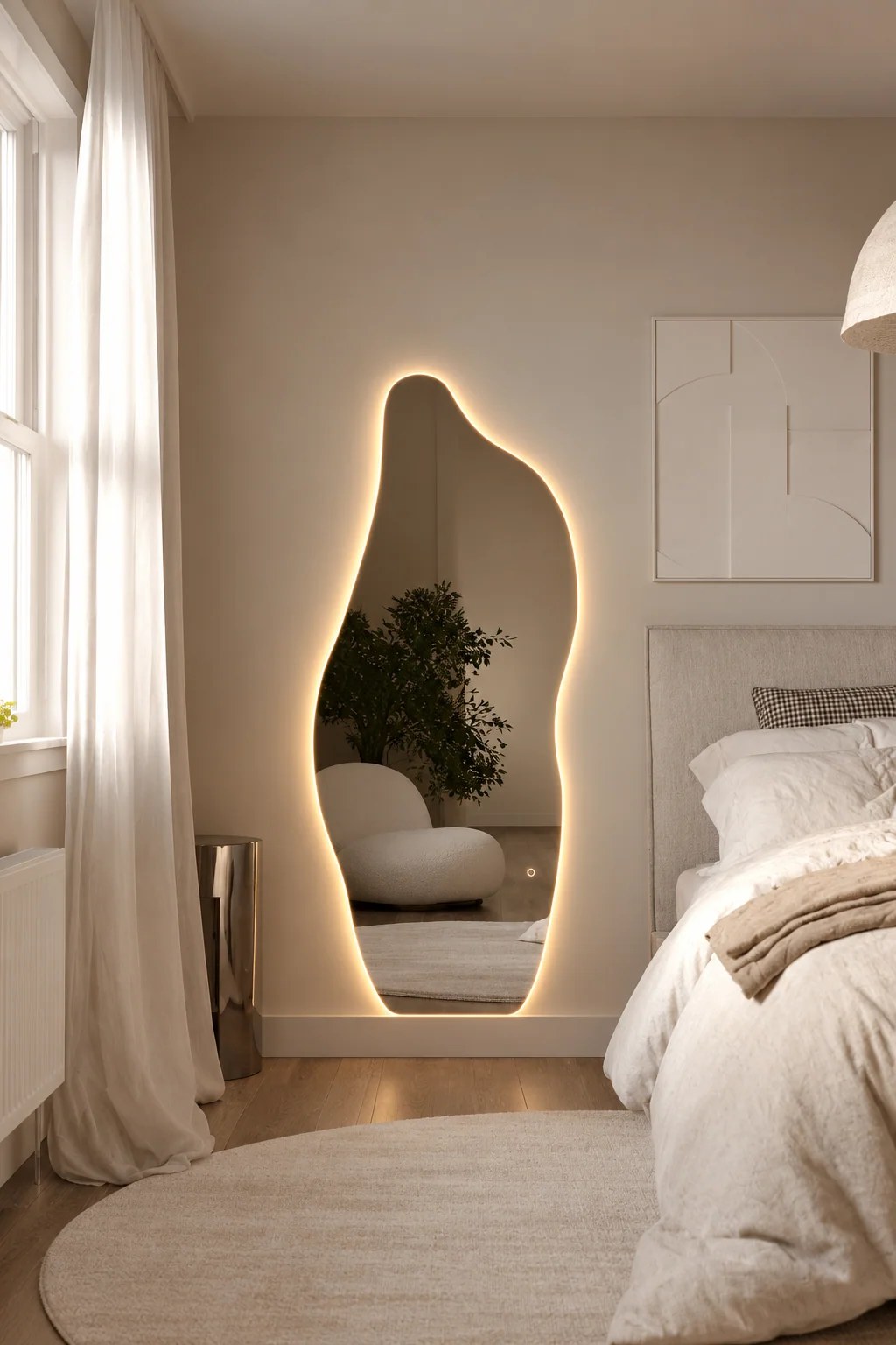 Irregular Full-Length Mirror