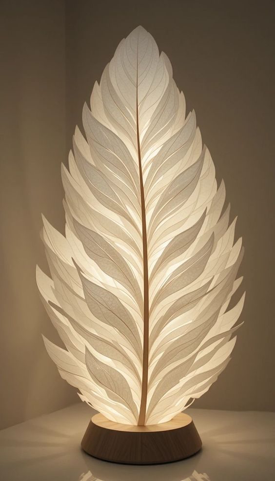 Feather lamp