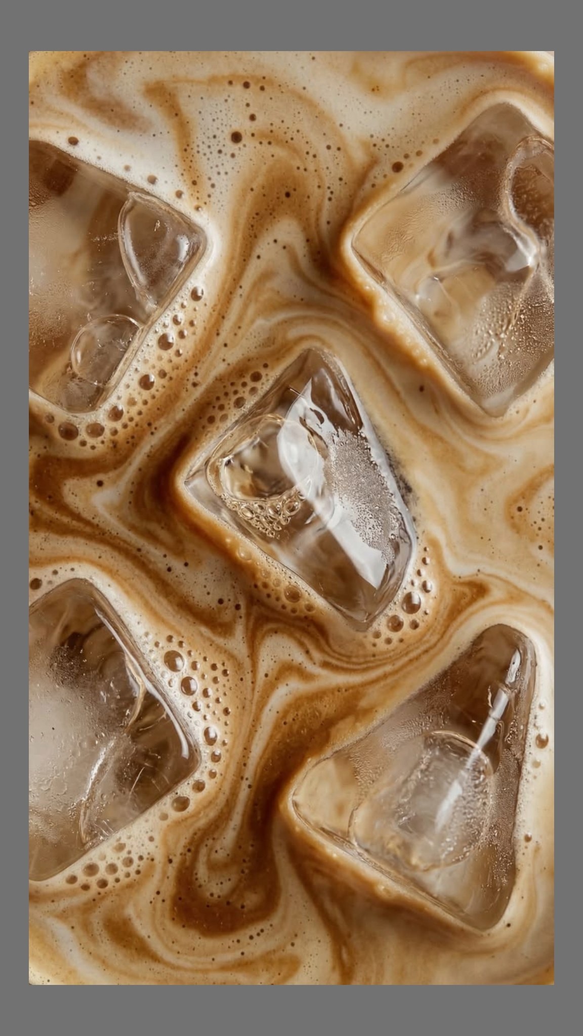 Sea-salt foam on an iced latte: good idea or leave it plain?