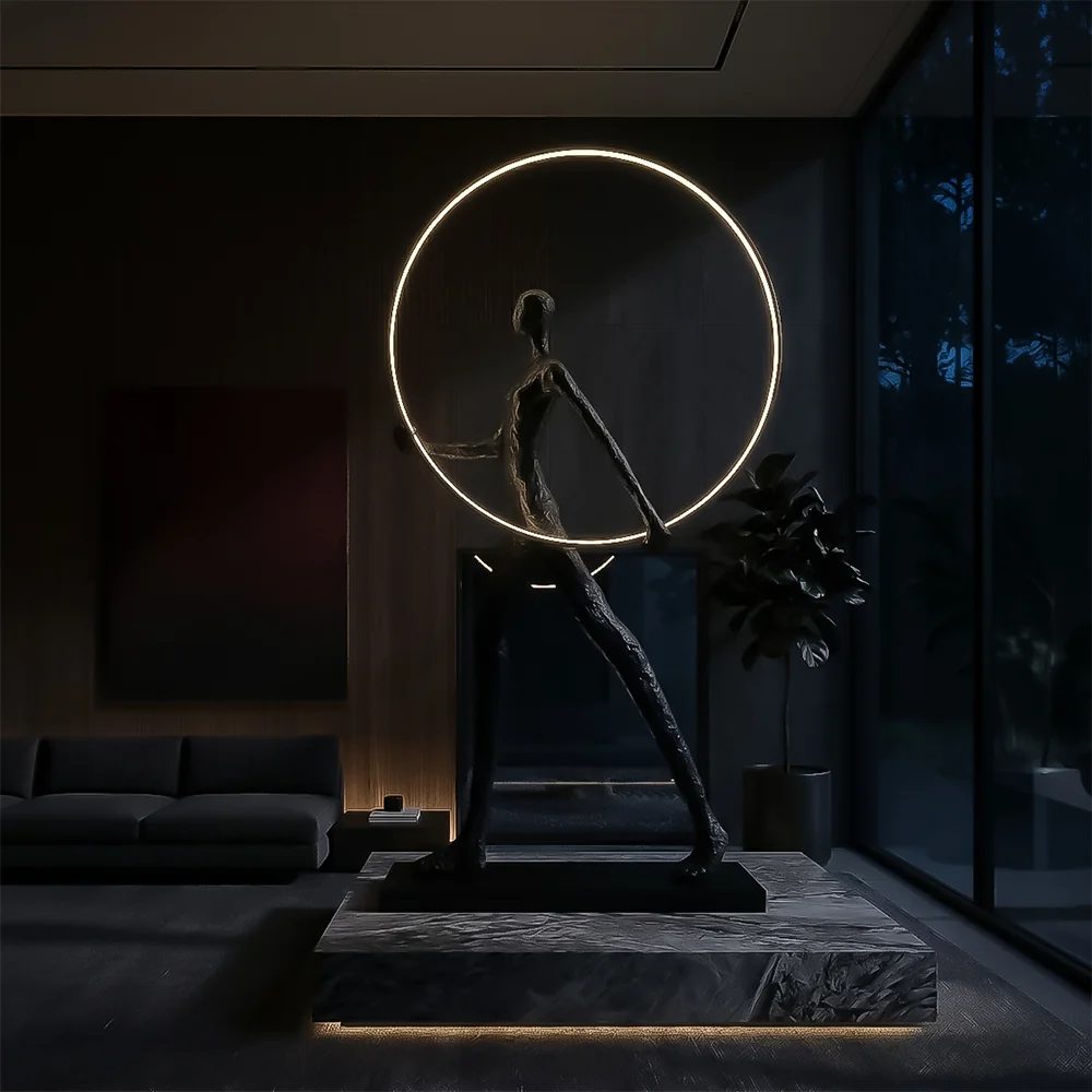Ring of light, art piece