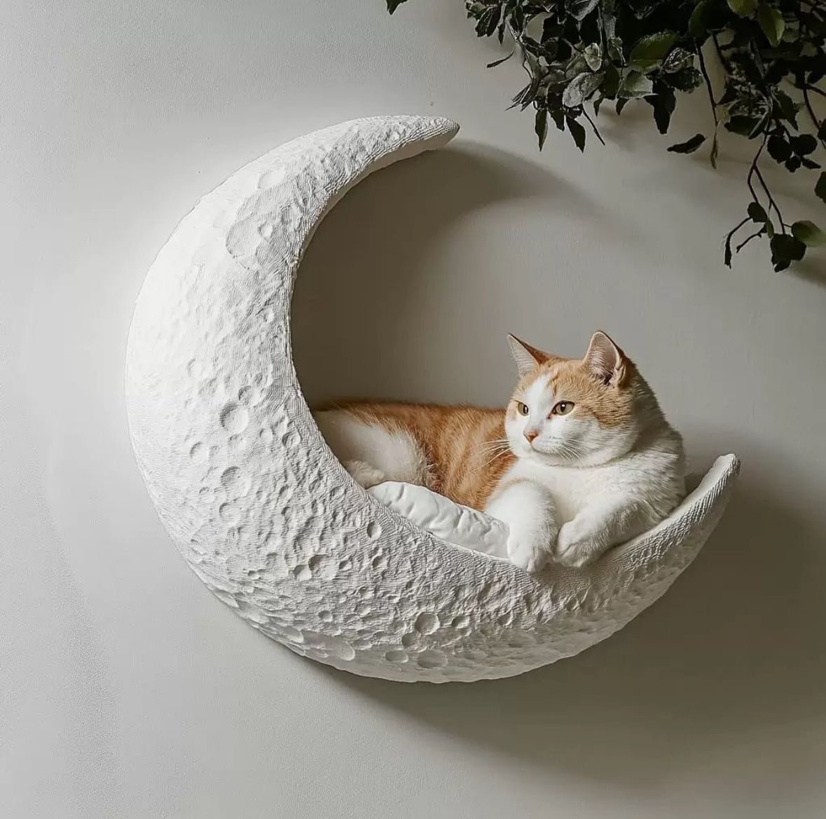 Cat and the moon 🌜