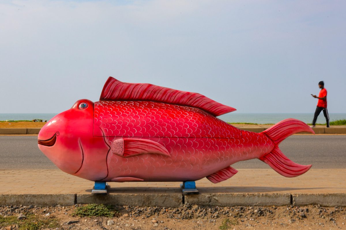 This giant fish is actually a coffin