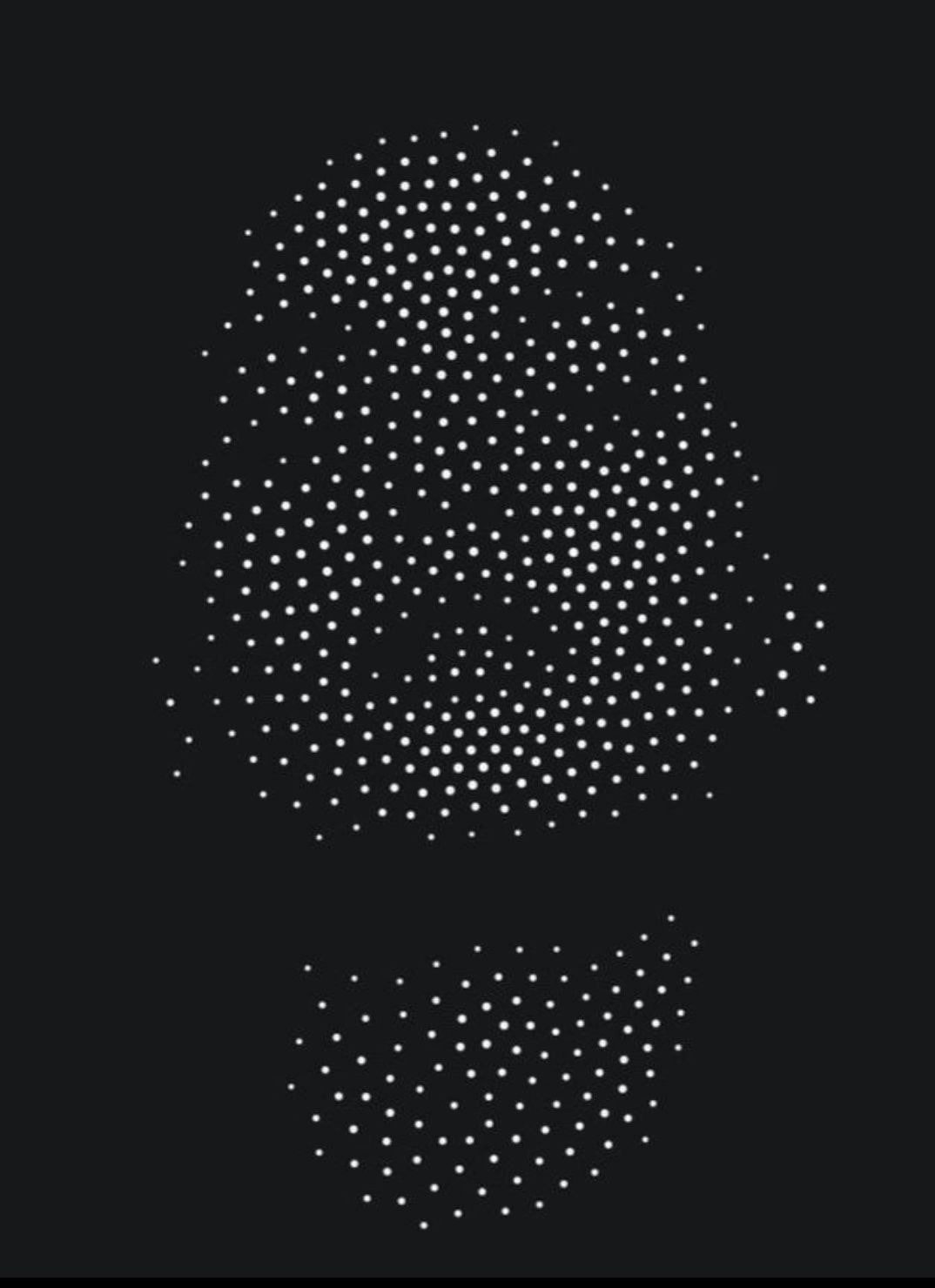 Black and white art dots
