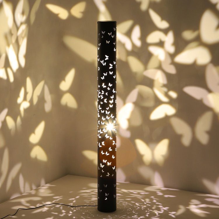 Contemporary  Butterfly Iron Standing Floor Lamp